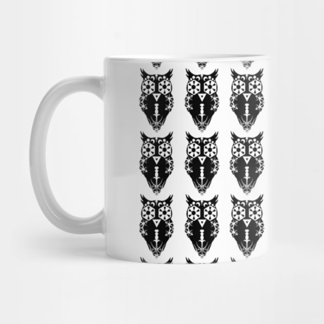 Owl March (White) by Not Meow Designs 